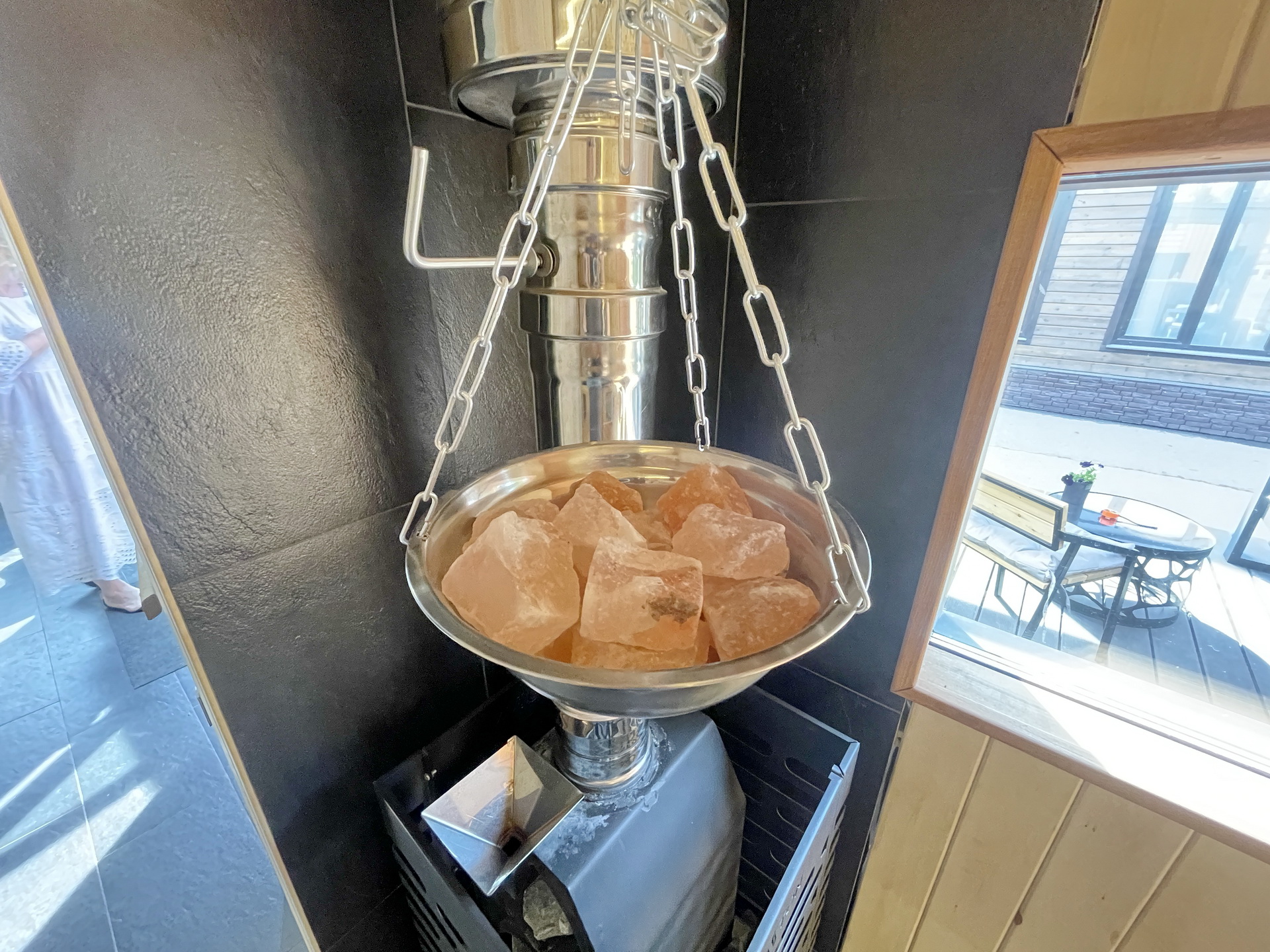 Гималайская соль в парной Гималайская соль в парной