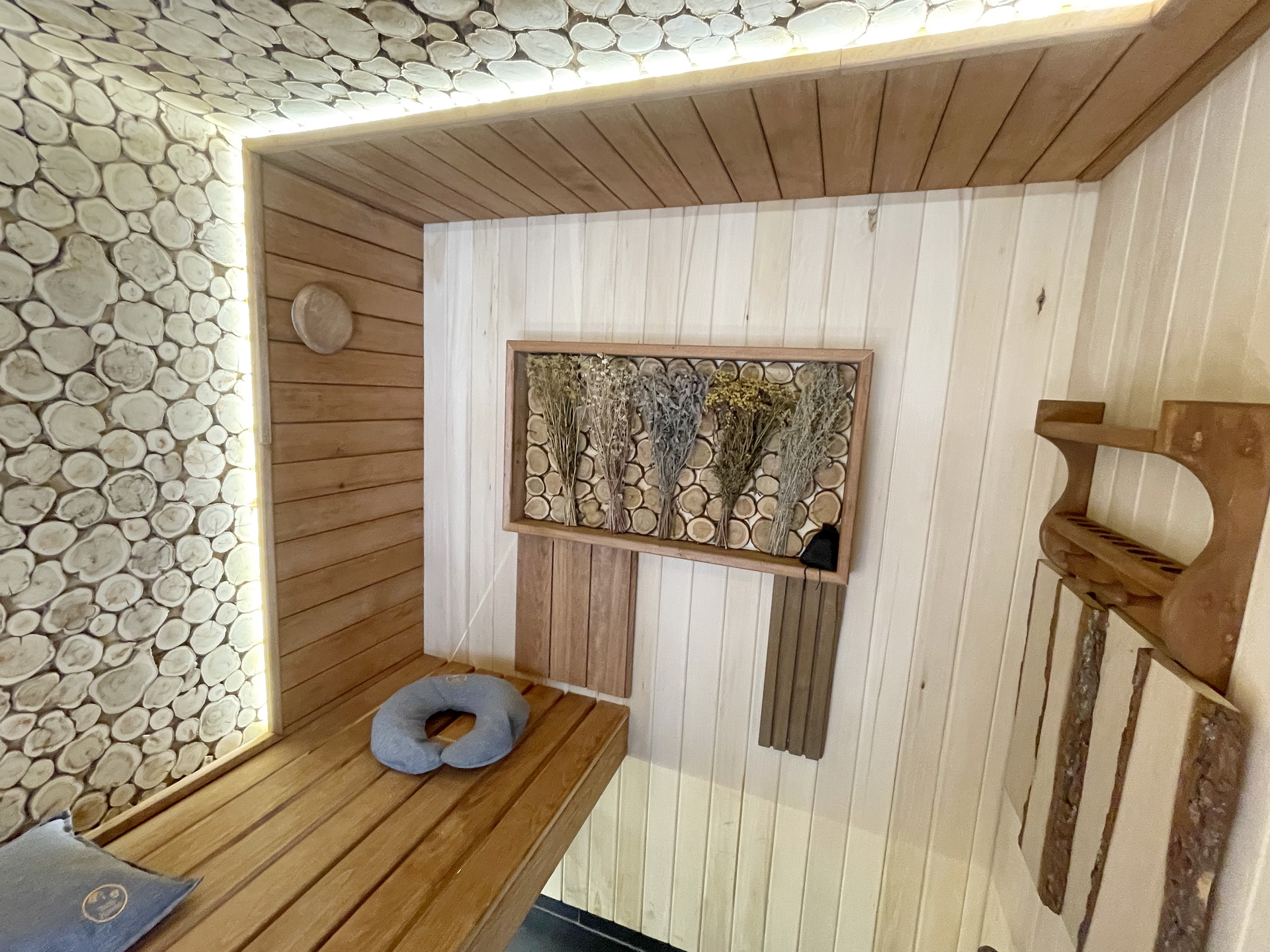 Стильная отделка парной Стильная отделка парной