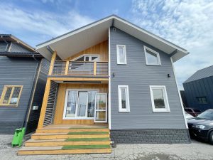 Каркасный дом 8*10м