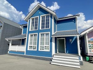 Каркасный выставочный дом от компании Виарди-Домстрой
