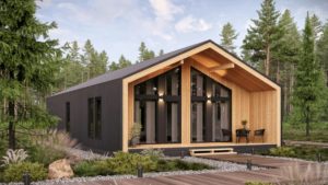 Одноэтажный Барн ХАус от компании Арго Хаус