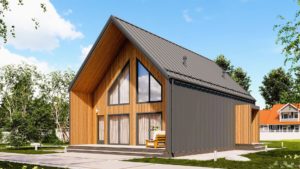 Дом каркасный в стиле барнхаус Барн-2