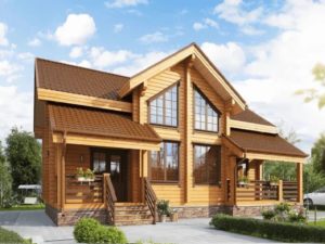 Дом из бруса Норд