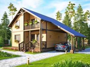 Каркасный дом К6