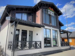 Каркасный дом Канадская изба на выставке в Строгино