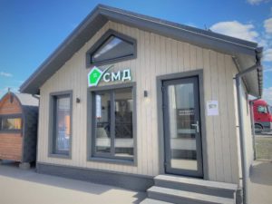 Каркасный дом СМД на выставке в Строгино