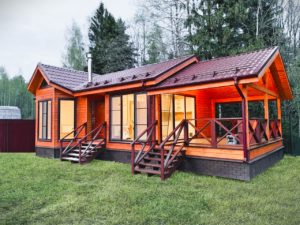 Одноэтажный каркасный дом Прага-1